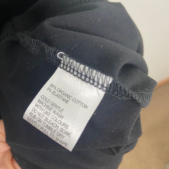 NWT Ripe XS Lift Up Nursing Dress Maternity Ruched Sleeveless Black Pregnancy - Picture 8 of 8